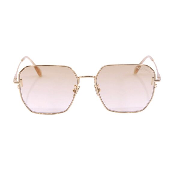 NEW TOM FORD TF967-K 28G SUNGLASSES GOLD BROWN EYEWEAR TOM FORD FT0967-K 28G main image 2